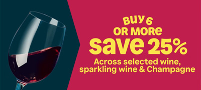 Asda Buy 6, Save 25% Wine Offer