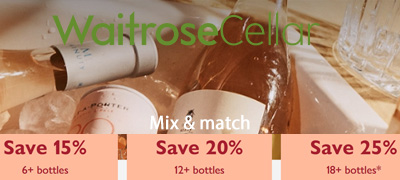 Waitrose Buy 6, Save 25% Wine Offer
