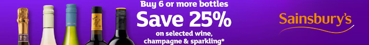 Sainsburys buy 6, save 25% wine offer