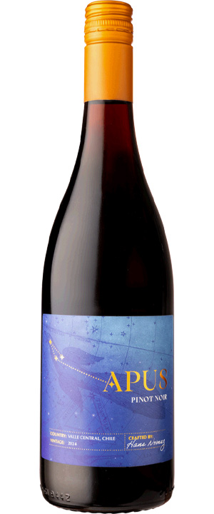 Bottle of Apus Pinot Noir, Central Valley, Chile