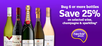 Sainsbury's Buy 6, Save 25% Wine Offer