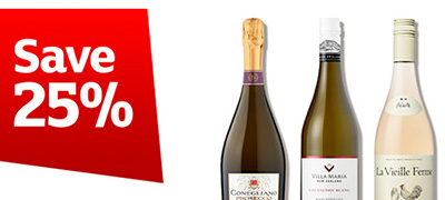 Sainsbury's Buy 6, Save 25% Wine Offer