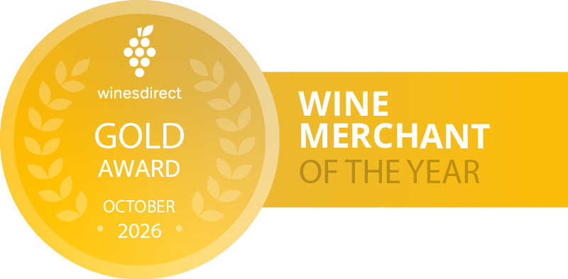 WinesDirect Consumer Choice Awards 2026 -Wine Merchant of the Year Gold Award Winner