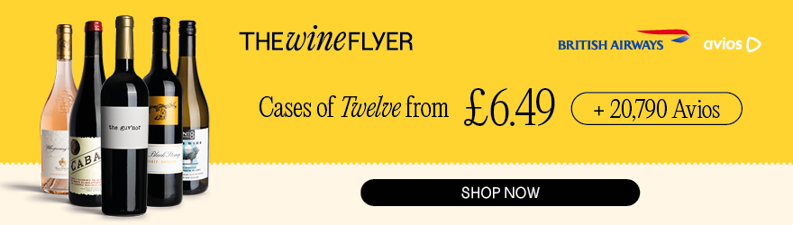 Get Avios Points with every order from the wine flyer