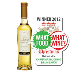 best wine with Christmas pudding
