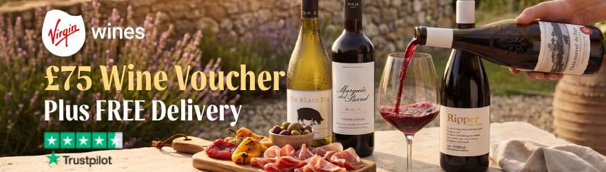 Virgin Wines £75 Voucher
