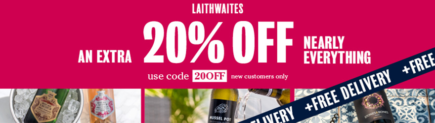 20% OFF code at Laithwaites