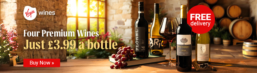 Virgin Wines 4 Bottle Case