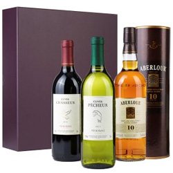 Malt Whisky & Wine Gift Set