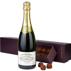 Champagne & Chocolate Truffles Gift