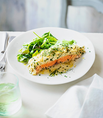 Baked Salmon & Risotto